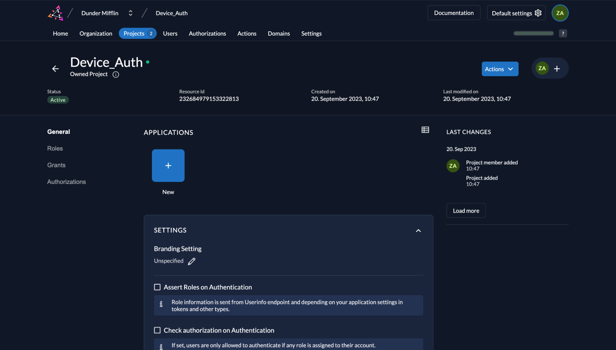 Device Authorization Flow in ZITADEL